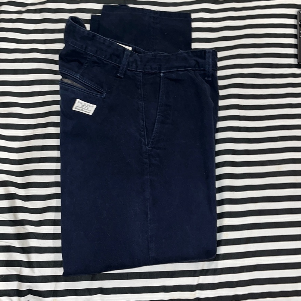 Men’s rag and bone size 36 hemmed to 30 length with reattached seam.